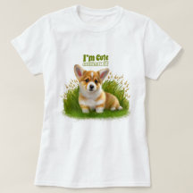 Corgi Welpe auf dem Gras | niedliches Haustier