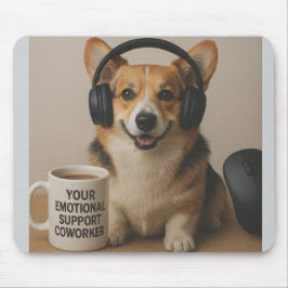 Corgi-Welpen Emotionale Unterstützungsmauspad Mousepad