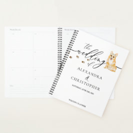 Corgi Welpen Liebe Hochzeit Planer