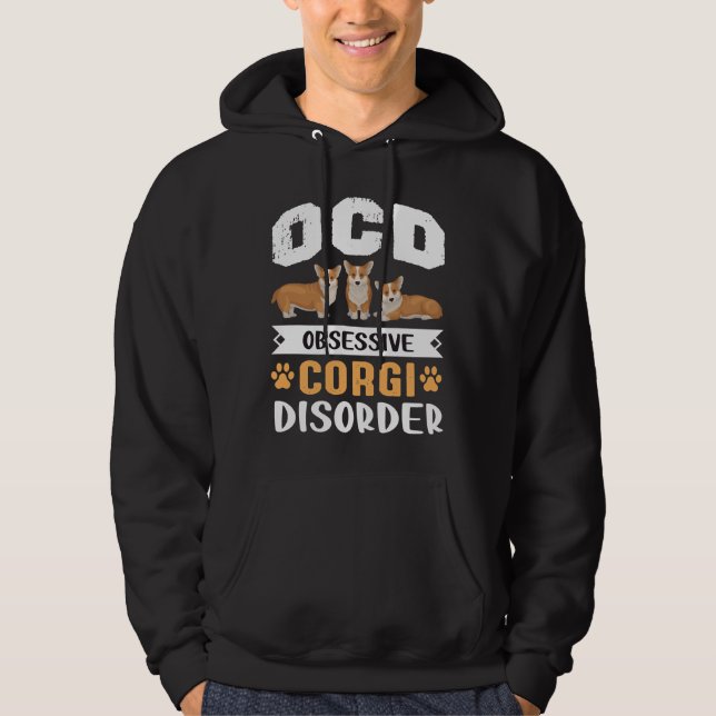 Corgi Welsh für den Eigentümer von Corgi Hoodie (Vorderseite)
