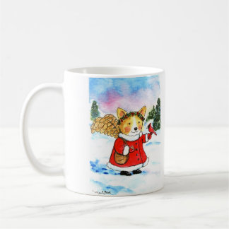 Corgi-Winter-Engel Kaffeetasse