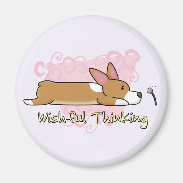 Corgi Wishful Thonge Magnet (Devant)