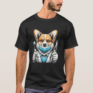 Corgi-Zahnheilkunde Zahnarzt Zähne Doktor T-Shirt