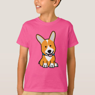 CorgiCorgis verfolgen Welpenhündchen glücklichen T-Shirt