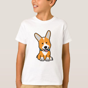 CorgiCorgis verfolgen Welpenhündchen glücklichen T-Shirt