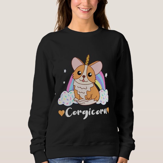 Corgicorn 1182 sweatshirt (Vorderseite)