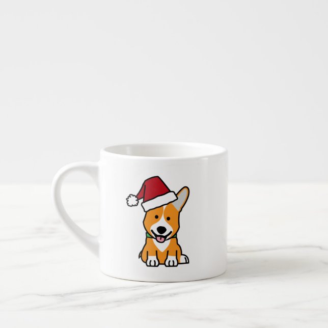 Corgihundewelpe Espressotasse (Links)
