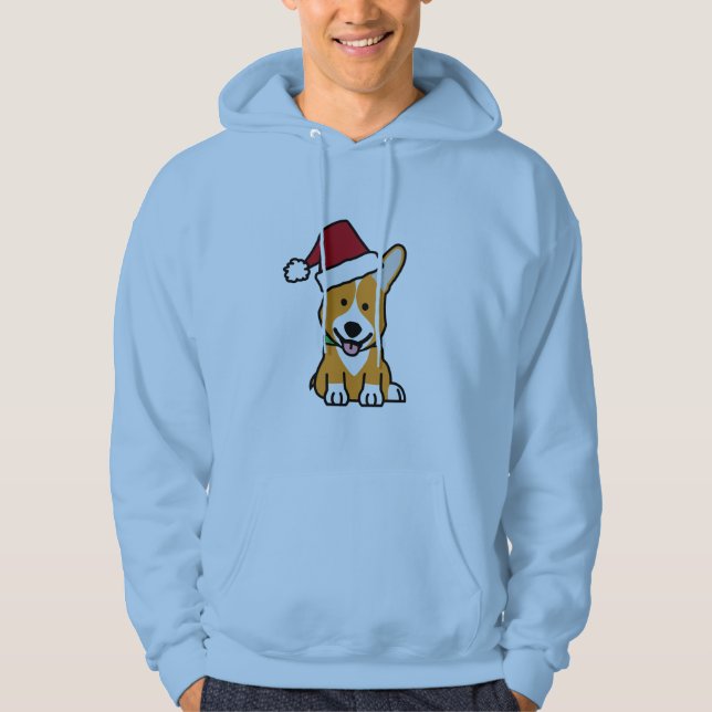 Corgihundewelpe Hoodie (Vorderseite)