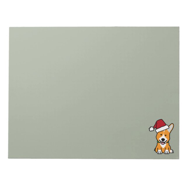 Corgihundewelpe Notizblock (Vorderseite)