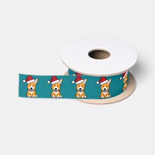 Corgihundewelpe Satinband