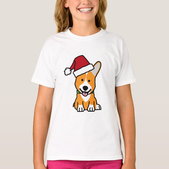 Corgihundewelpe T-Shirt (Vorderseite)