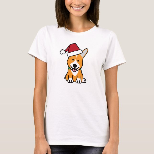 Corgihundewelpe T-Shirt (Vorderseite)