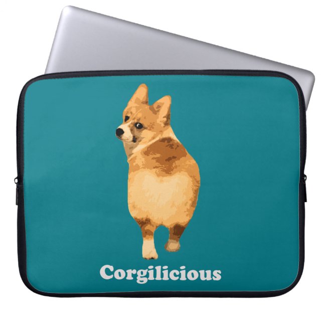Corgilious Laptopschutzhülle (Vorderseite)