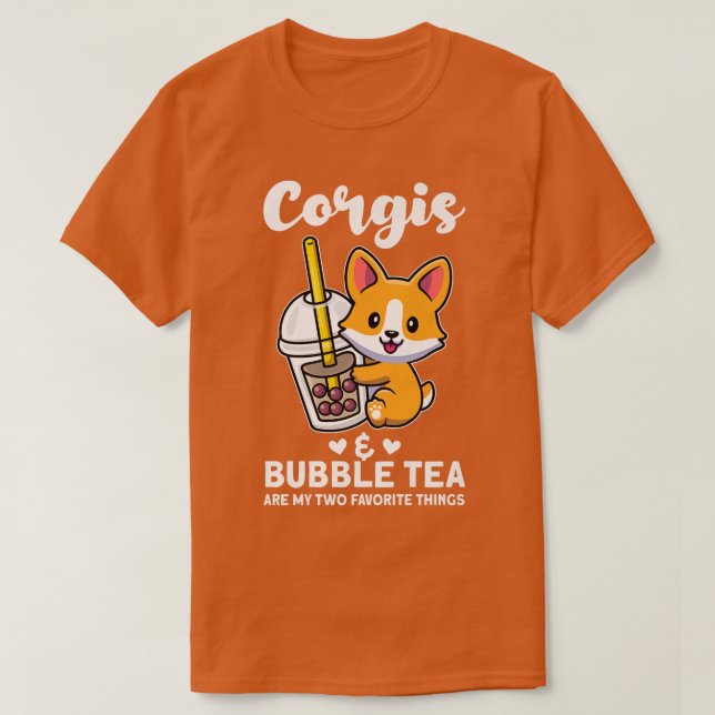 Corgis & Bubble Tee Corgi Premium (Design vorne)