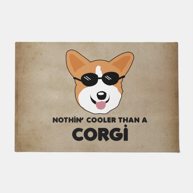 Corgis Funny Nichts Cooler als ein Corgi Fußmatte (Vorderseite)