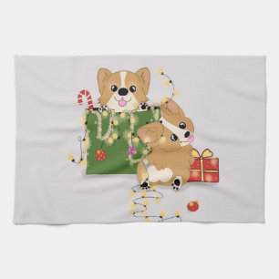 Corgis Geschirrtuch