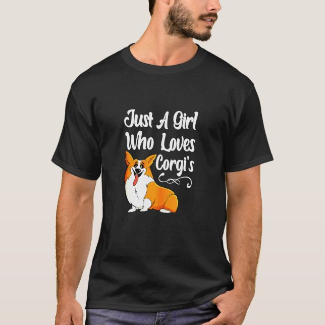 Corgis Graphic Corgi Dog T-Shirt (Vorderseite)