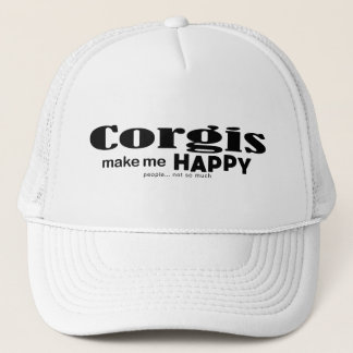 Corgis Make Me Happy Truckerkappe
