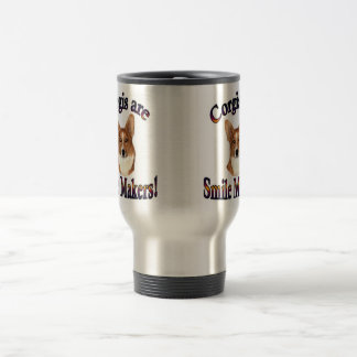 Corgis sind Lächeln-Hersteller-Reise-Tasse Reisebecher