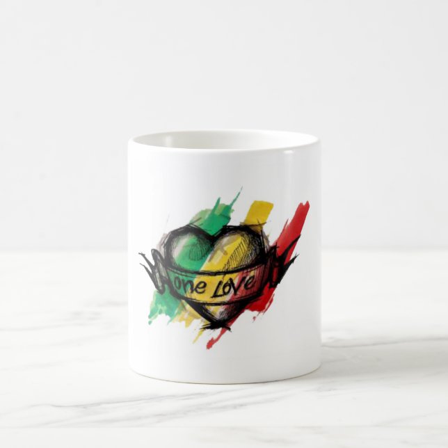 Cori Reith Rasta Liebe Reggae einer Kaffeetasse (Mittel)