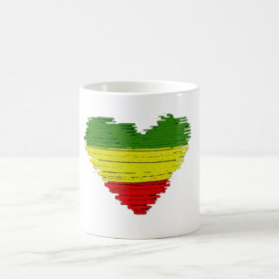 Cori Reith Rasta Liebeherzen Reggae einer Kaffeetasse