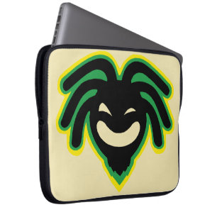 Cori Reith Rasta Reggae-Friedensgesicht Laptopschutzhülle