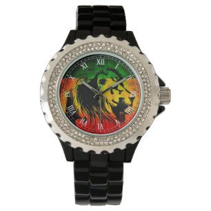 Cori Reith Rasta Reggaelöwe Armbanduhr