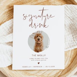 CORIANDER Boho 1 Foto Pet Signature-Getränk Poster