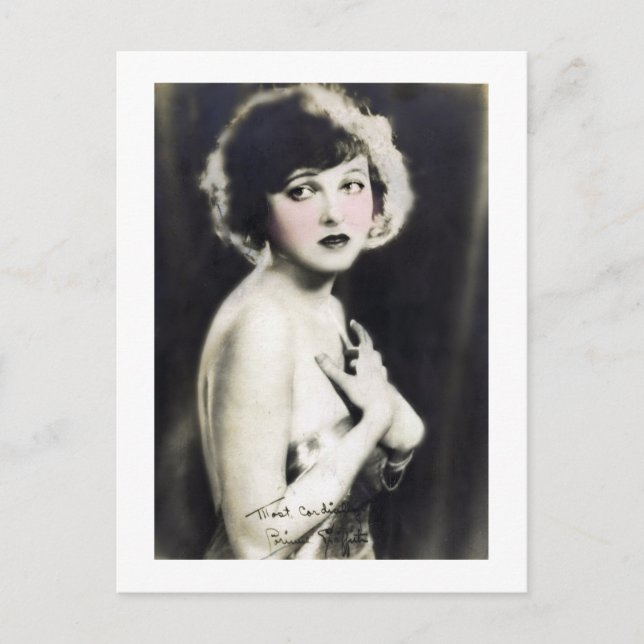 Corinne Griffith Silent Era Film Star Postkarte (Vorderseite)