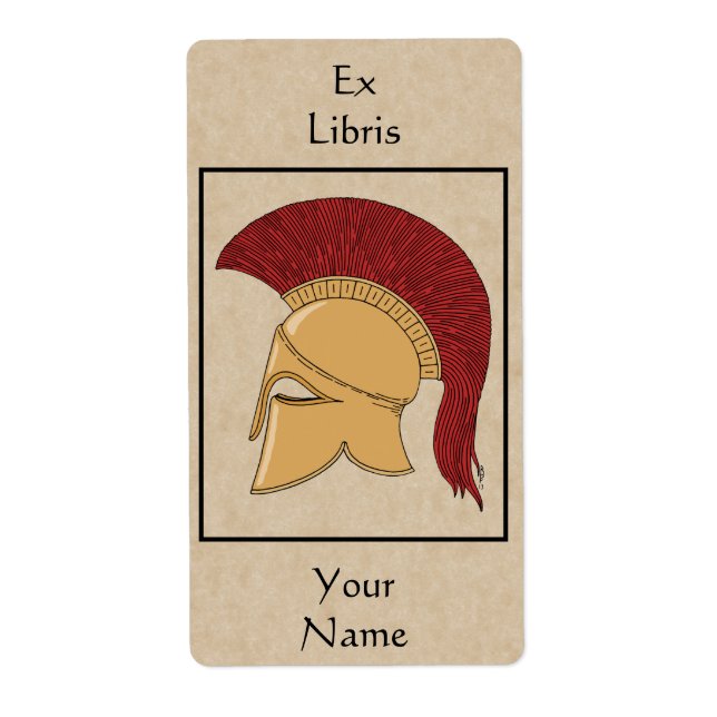 Corinthian Helmet Buchzeichen (Vorne)