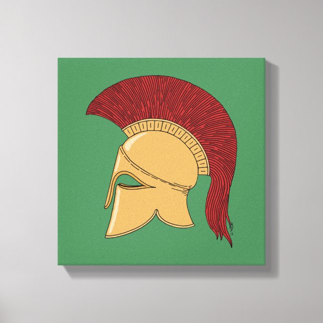 Corinthian Helmet Leinwanddruck (Vorderseite)