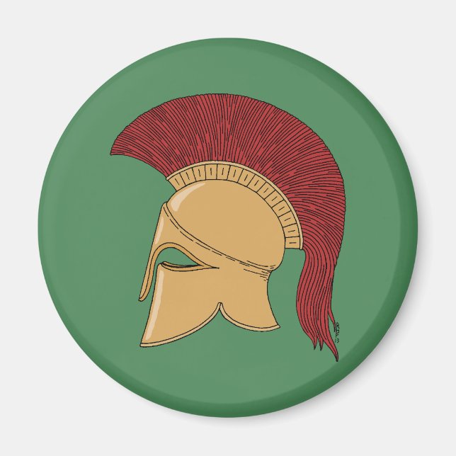 Corinthian Helmet Magnet (Vorne)