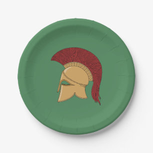 Corinthian Helmet Pappteller