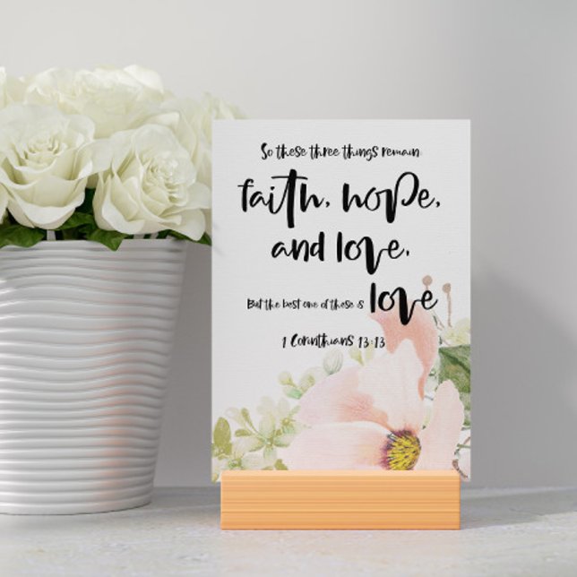 Corinthians Bible Verse Card Tischnummer (Von Creator hochgeladen)