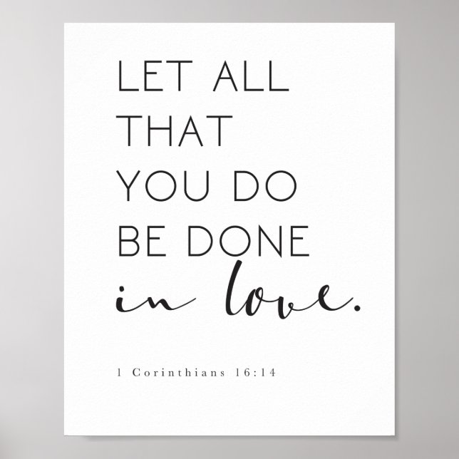 Corinthians Poster (Vorne)