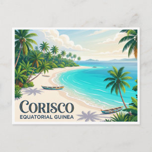 Corisco-Insel Äquatorialguinea Postkarte