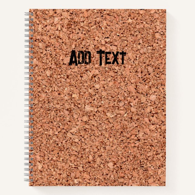 Cork Board Notizbuch (Vorderseite)