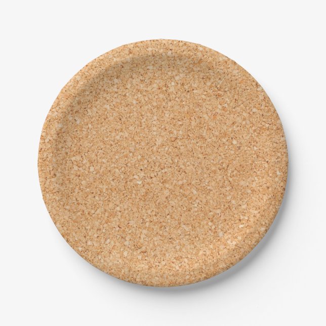 Cork Board Pappteller (Vorderseite)