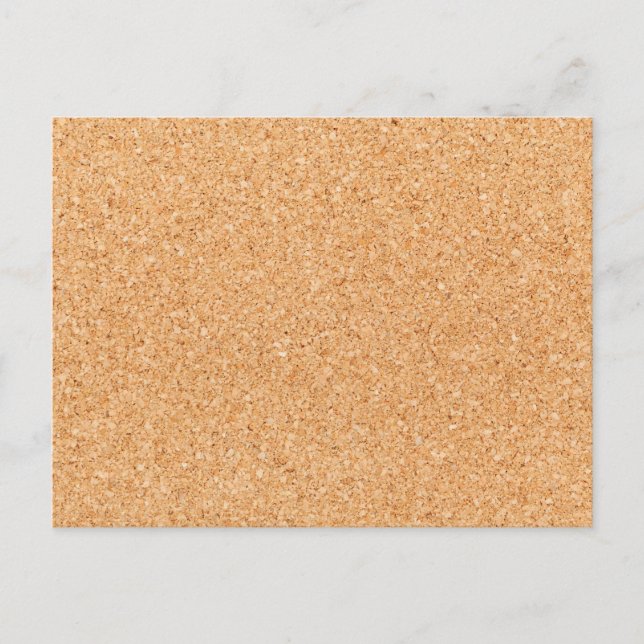 Cork Board Postkarte (Vorderseite)