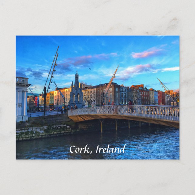 Cork City, Irlande Carte postale (Devant)