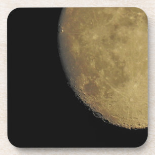 Cork Coaster with Moon photo Getränkeuntersetzer