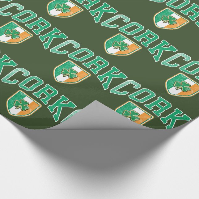 Cork Ireland Geschenkpapier (Ecke)