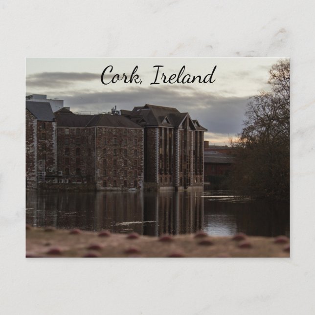 Cork Ireland River Fotografic Postcard Postkarte (Vorderseite)
