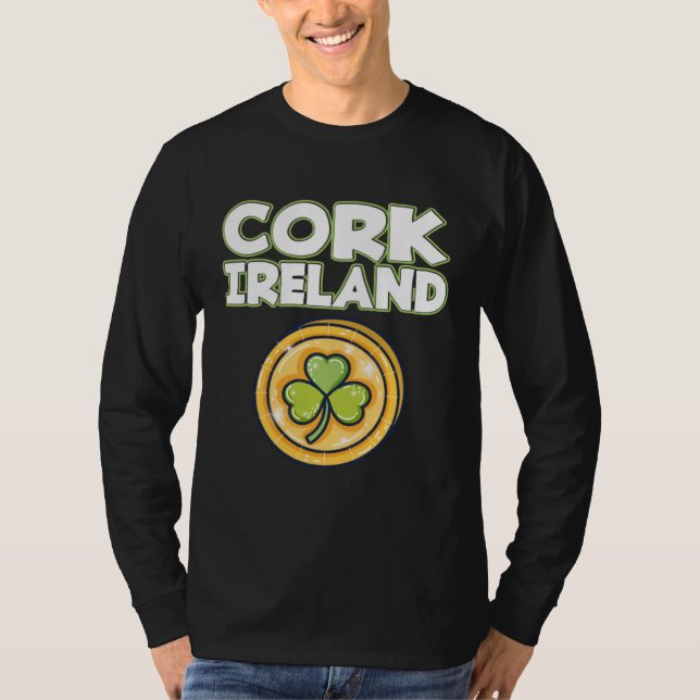 Cork Ireland  Saint Patrick s Day Historical City T-Shirt (Vorderseite)