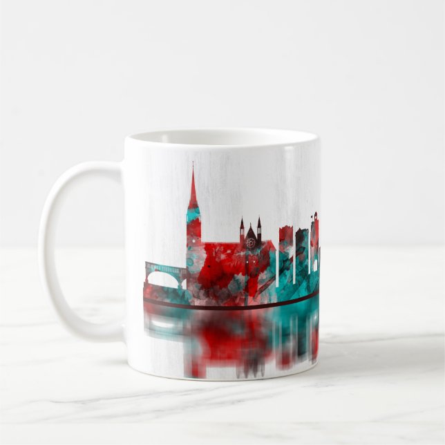 Cork Ireland Skyline Kaffeetasse (Links)