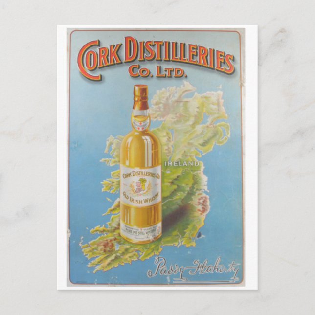 Cork Ireland Whiskey Distillery Postcard Postkarte (Vorderseite)