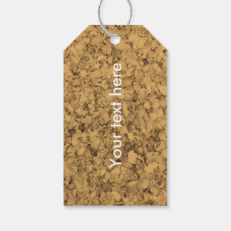 Cork Look Geschenkanhänger