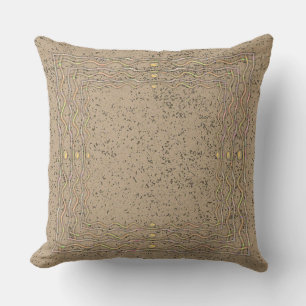 Cork Muster mit Wavy Lines Kissen