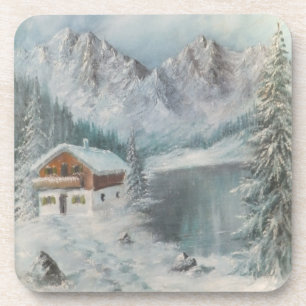 Cork Untersetzer Set Ann Hayes Bavarian Snow Dream