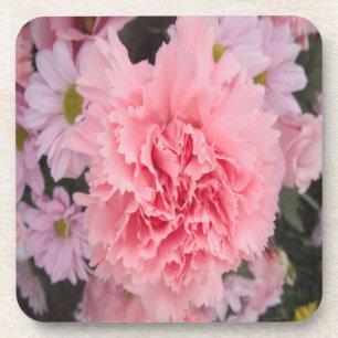Cork Untersetzer Set Rosa Carnation Beauty